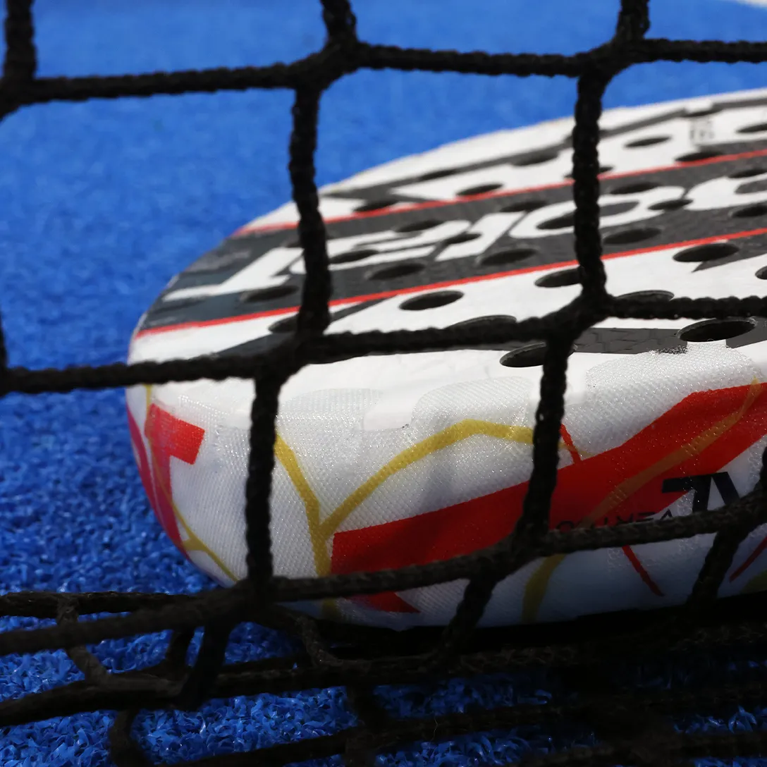 Bold Padel frame protector protecting a padel racket